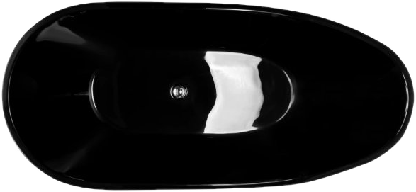 MANTA 170 Negro Mate — vista superior
